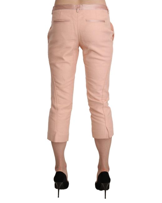 Ermanno Scervino Multicolor Chic Skinny Capri Pants