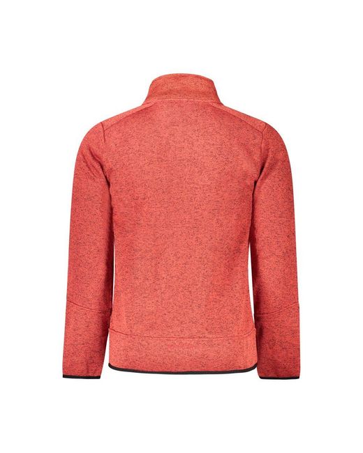 Norway 1963 Red Rosso Polyester Mens Sweatshirt for men
