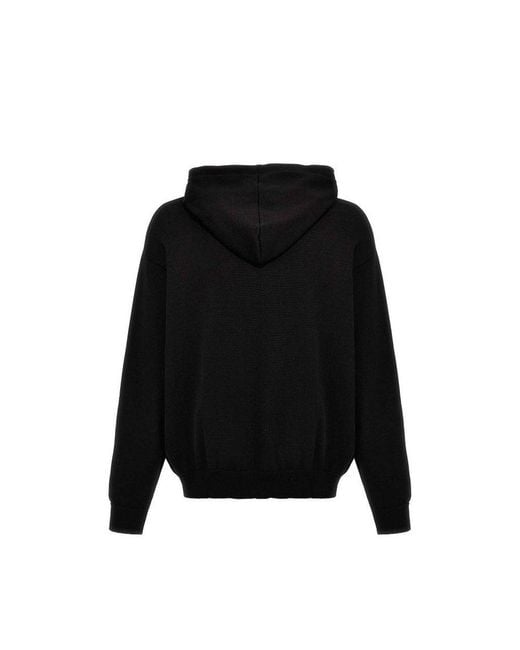 Moschino Couture Black Love We Trust Hooded Sweatshirt for men