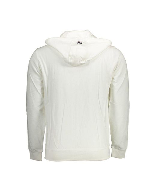 U.S. POLO ASSN. White Cotton Sweater for men