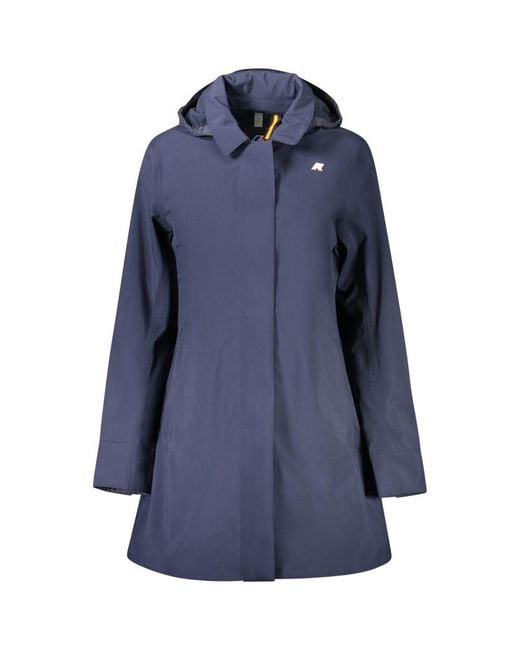 K-Way Blue Polyester S Jacket - S