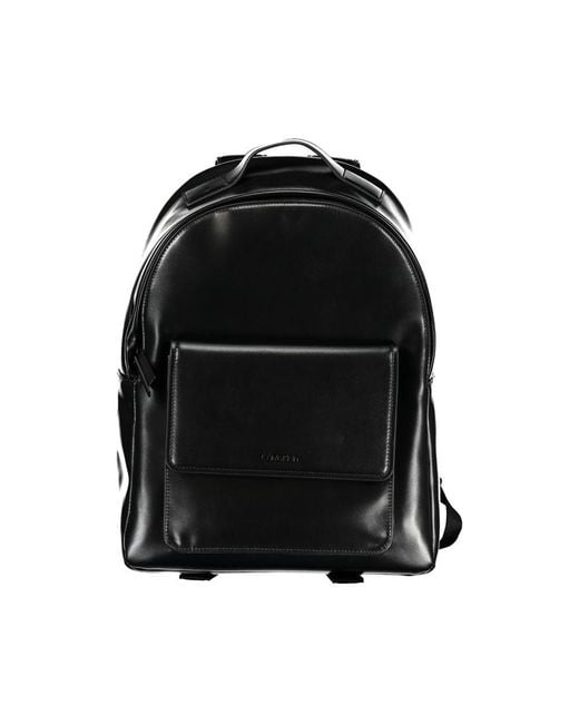 Calvin Klein Black Elegant Urban Backpack With Laptop Compartment for men