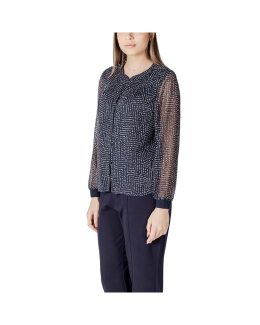 Street One Blue Polyester Shirt