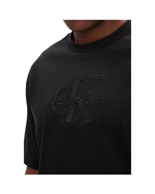 Calvin Klein Black Cotton T for men