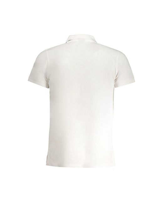 Norway 1963 White Cotton Polo Shirt for men