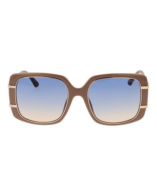 Guess Blue Brown Sunglasses