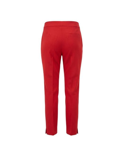 Trussardi Red Polyester Pant
