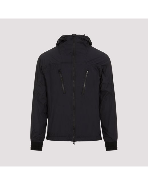 Stone Island Navy Blue Packable Jacket in Black for Men | Lyst