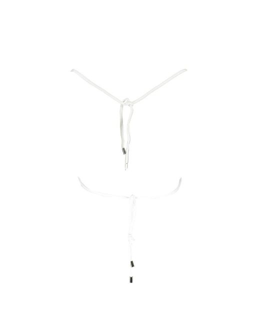 Karl Lagerfeld Multicolor White Polyamide Swimsuit