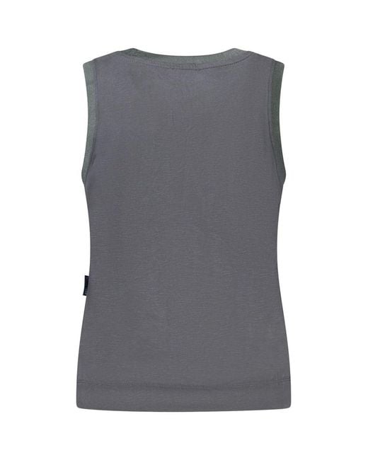 North Sails Gray Polyester Tank Top