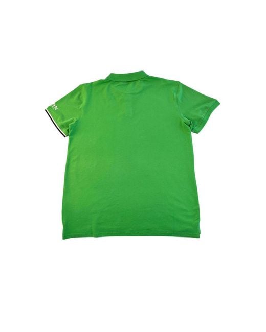 Iceberg Green Cotton Polo Shirt for men