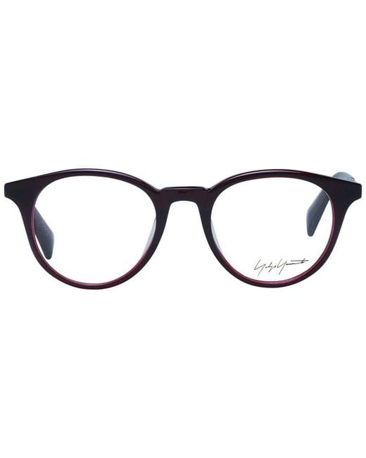 Yohji Yamamoto Black Red Acetate Glasses (frames)