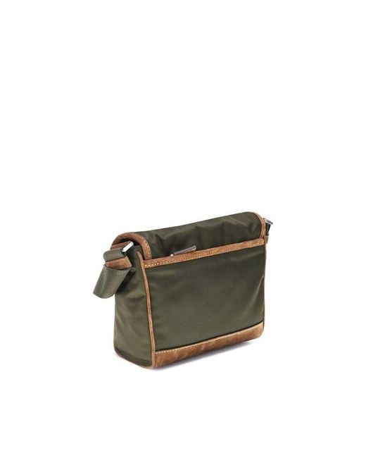 Prada Gray Re-nylon And Leather Medium Shoulder Bag for men