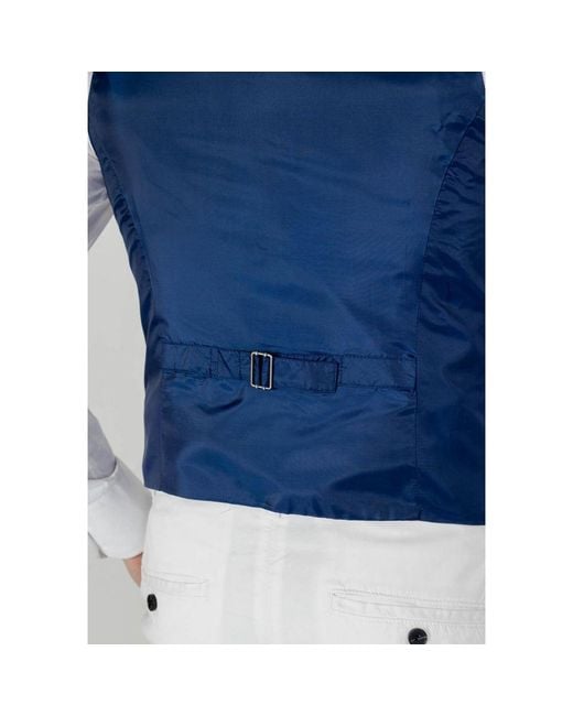 Only & Sons Blue Polyester Waistcoat for men