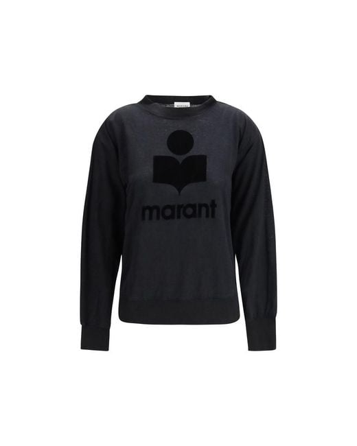 Isabel Marant Black Linen Sweatshirt