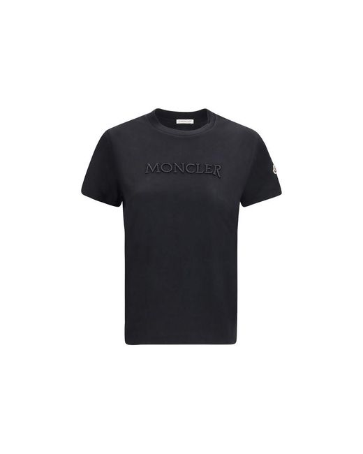 Moncler Black Cotton T