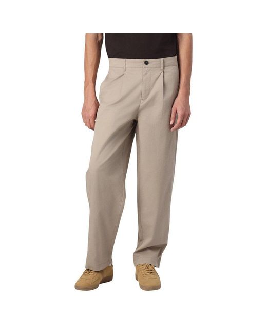Only & Sons Natural Beige Cotton Casual Pants for men