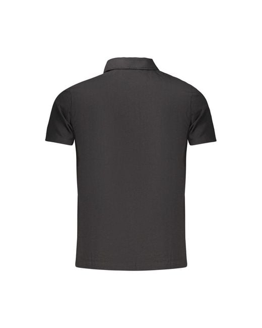 Guess Black Cotton Men's Polo for men