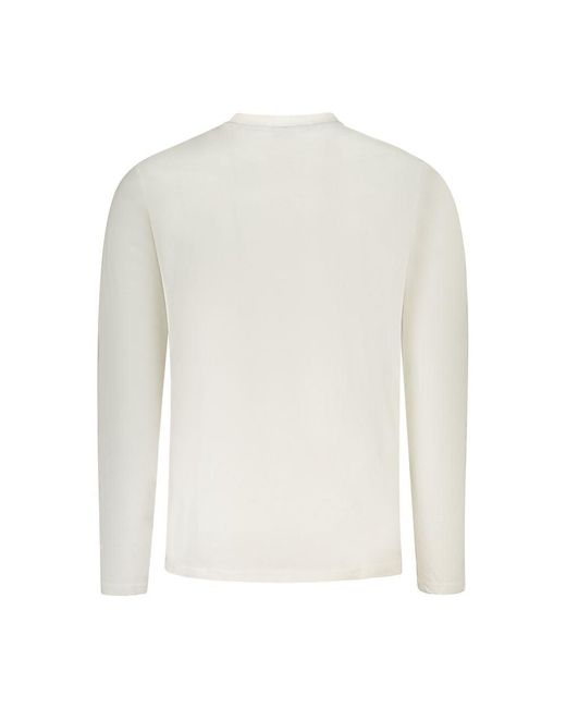 North Sails White Bianco Cotton Men T for men
