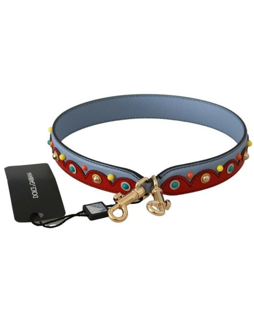 Dolce & Gabbana Black Elegant Leather Shoulder Strap for men