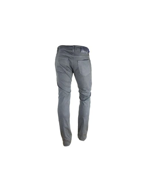 Jacob Cohen Gray Cotton Slim Fit Jeans for men