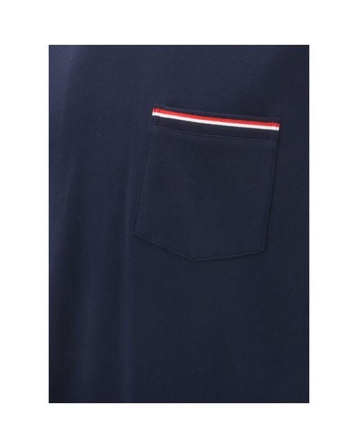 Thom Browne Blue Cotton T for men