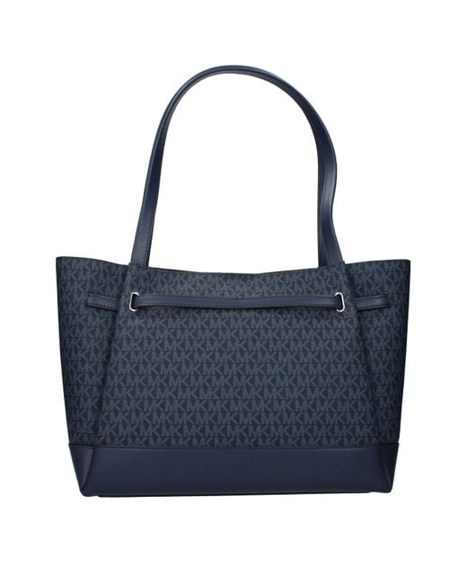 Michael Kors Blue Reed Shoulder Bag/Admiral Fabric