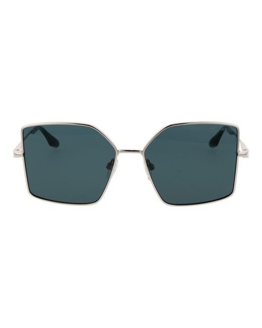 Trussardi Blue Metal Sunglasses