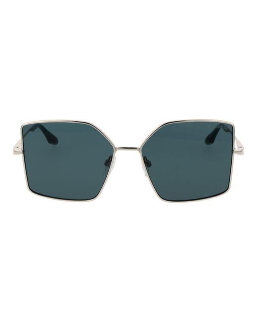 Trussardi Blue Metal Sunglasses