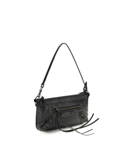 Balenciaga Black Le City Clutch Bag