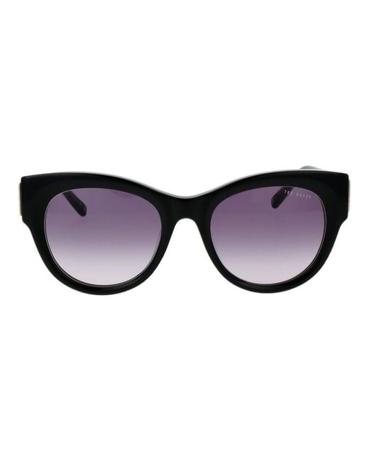 Ted Baker Black Acetate Sunglasses