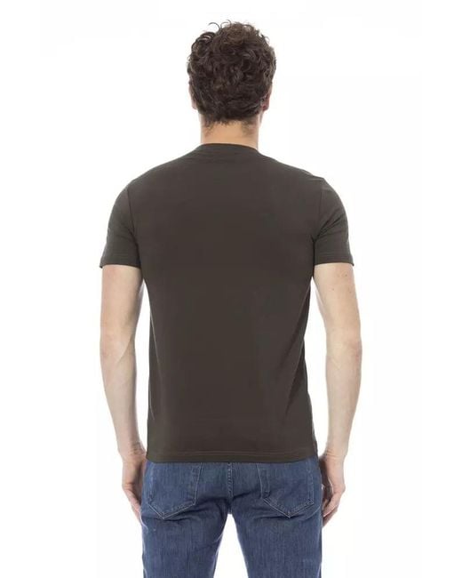 Baldinini Green Cotton T-shirt for men