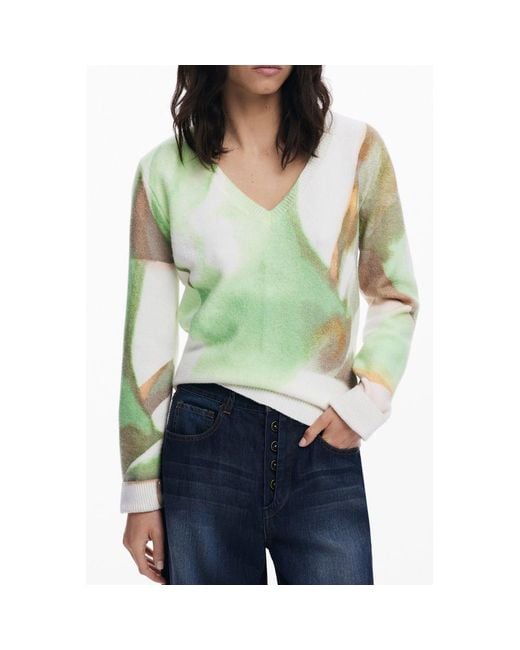 Desigual Green Verde Acrylic 's Jersey
