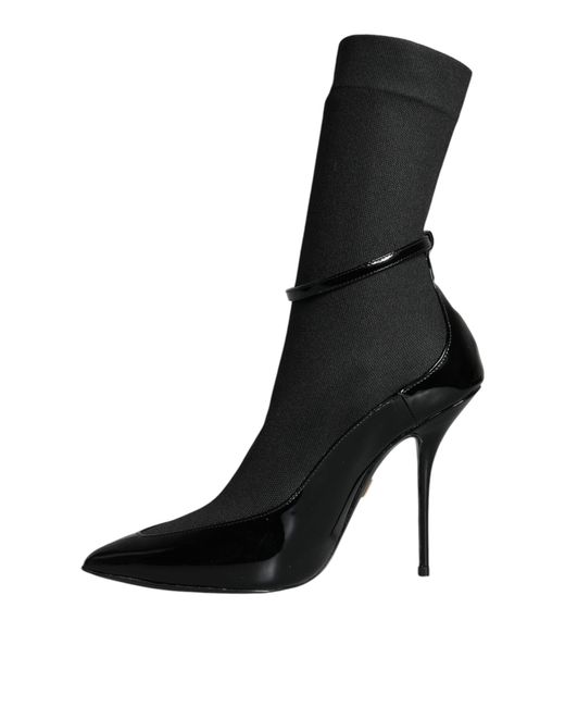 Dolce & Gabbana Black Heeled Boots