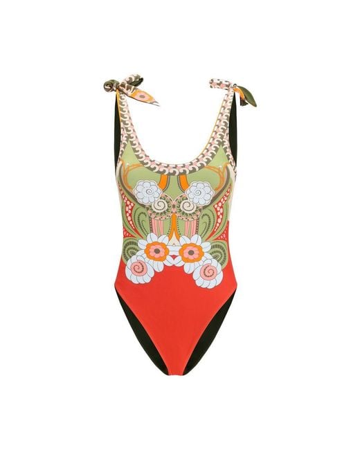 LaDoubleJ Red Multicolor Polyamide One