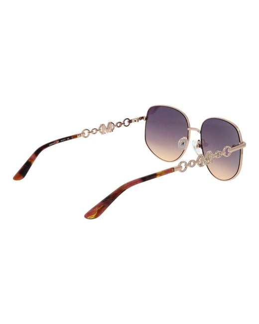 MARCIANO BY GUESS Multicolor Rose Gold Metal Sunglasses