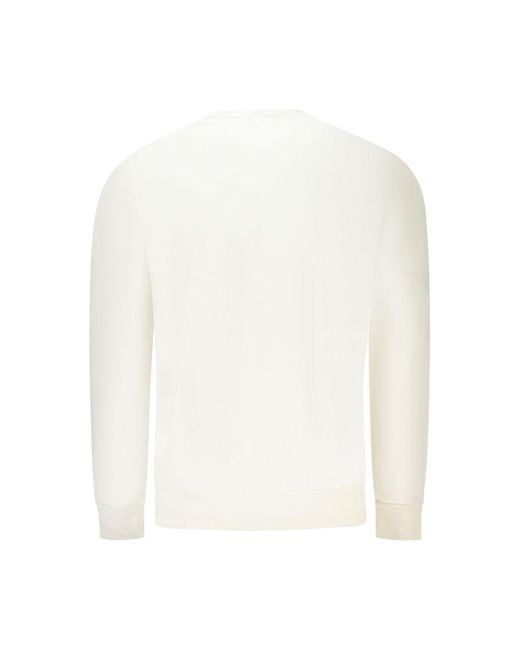 North Sails White Cotton Men's Sweatshirt for men