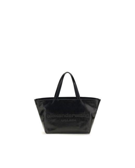 Alexander Wang Black Calf Leather Bos Taurus Handbag
