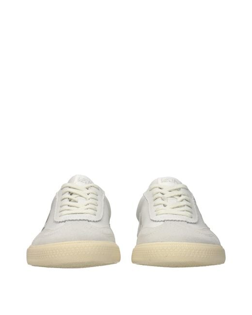Veja White Leather Sneakers for men