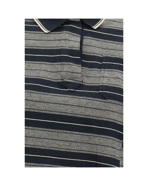 Isabel Marant Black Cotton Polo Shirt