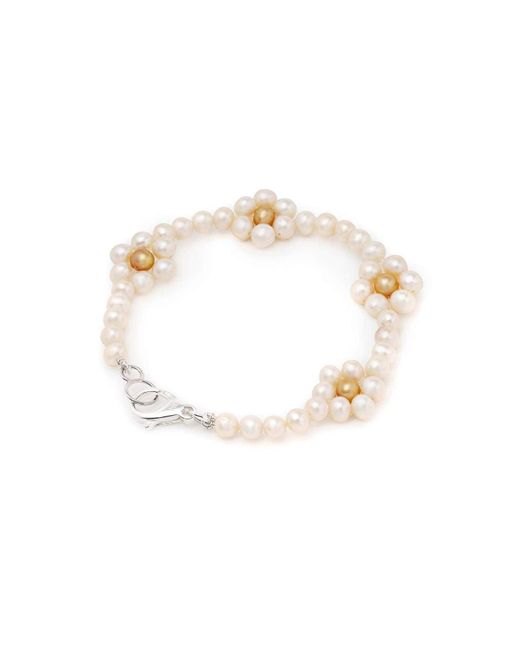 Hatton Labs Pearl-embellished Bracelet in White for Men Mens Jewellery Bracelets 