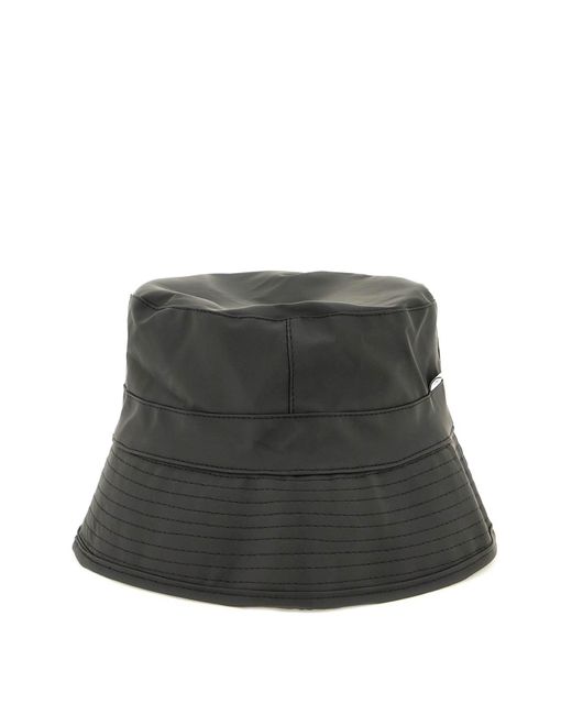 Rains Gray Waterproof Bucket Hat for men