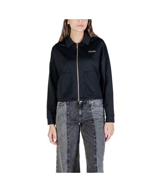 Guess Black Polyamide Sweatshirt