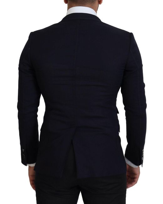 Dolce & Gabbana Blue Elegant Single-Breasted Blazer for men