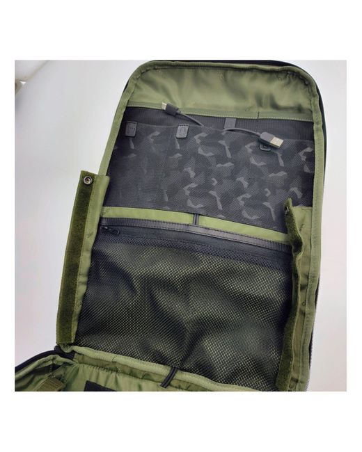 Piquadro Black Gray Fabric Backpacks for men