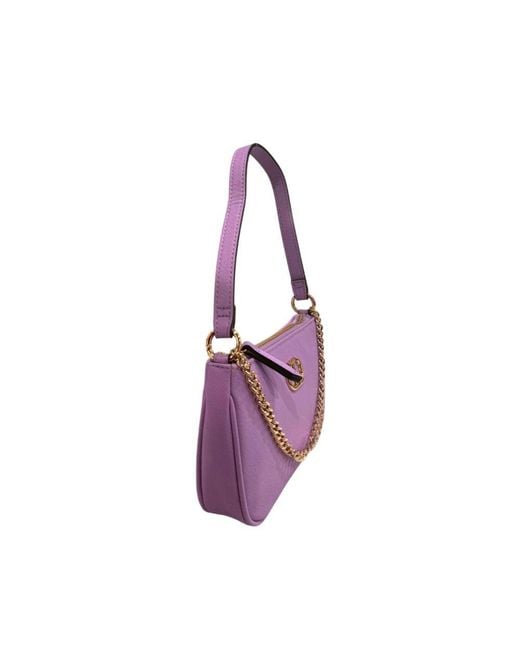 Twinset Purple Pu Shoulder Bag