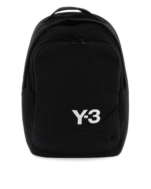 Y-3 Black Classic Backpack for men