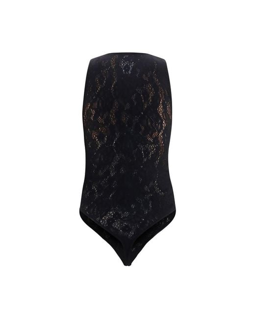 Wolford Black Polyamide Bodysuit