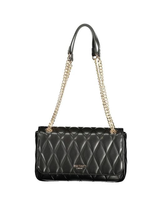 Twinset Black Polyurethane Handbag