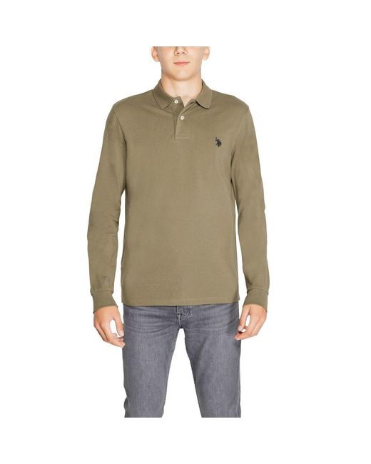 U.S. POLO ASSN. Green U. S. Polo Assn. Cotton T-Shirt for men
